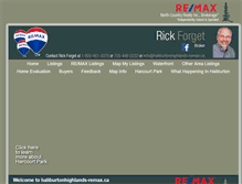 Tablet Screenshot of haliburtonhighlands-remax.ca